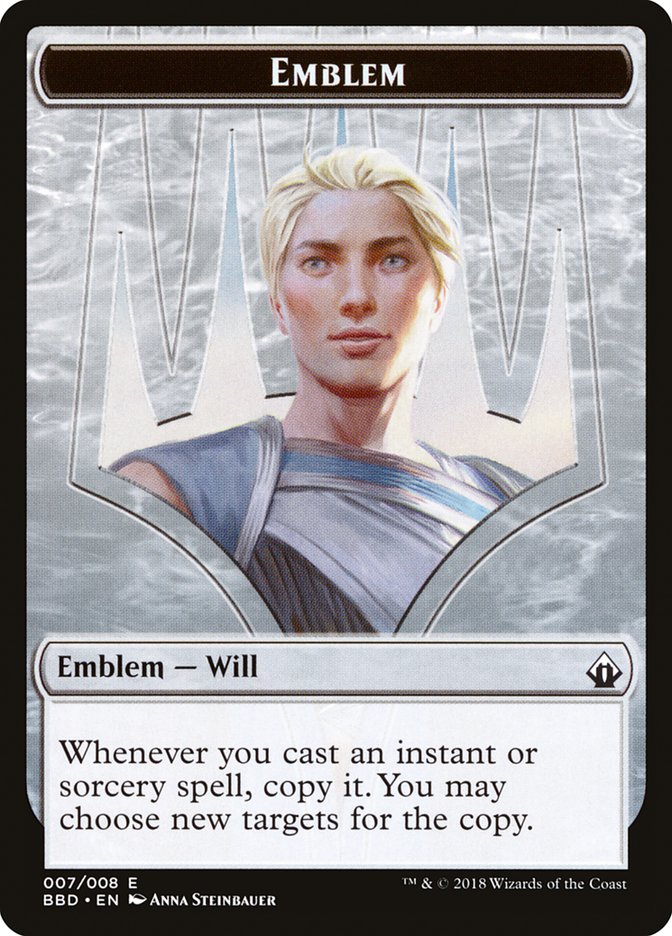 Will Kenrith Emblem [Battlebond Tokens] | Lots Moore NSW