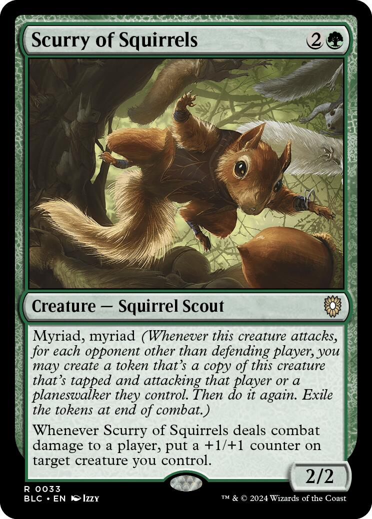 Scurry of Squirrels [Bloomburrow Commander] | Lots Moore NSW