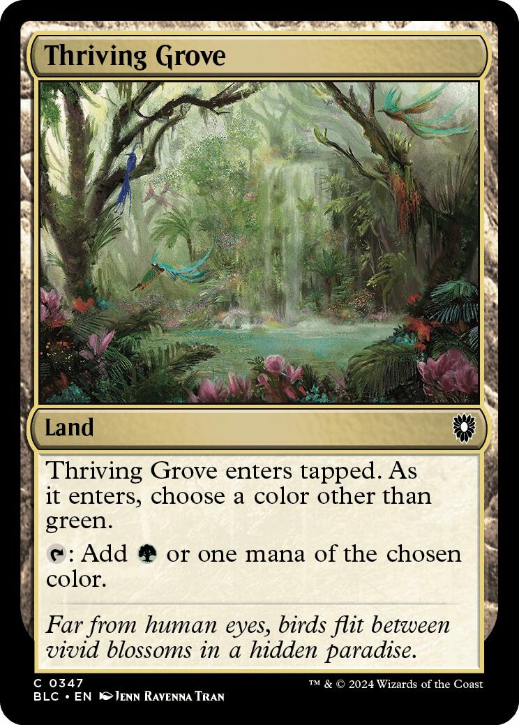 Thriving Grove [Bloomburrow Commander] | Lots Moore NSW