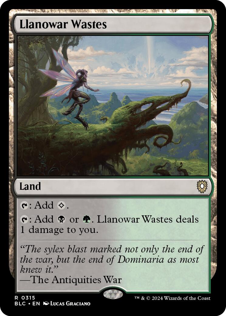 Llanowar Wastes [Bloomburrow Commander] | Lots Moore NSW