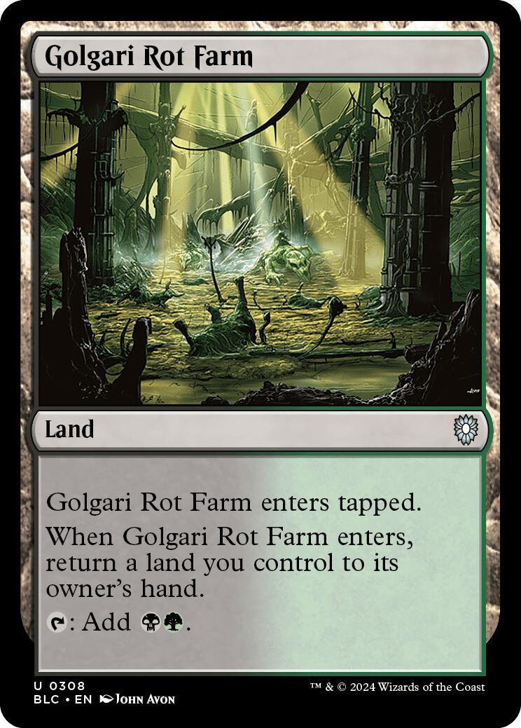 Golgari Rot Farm [Bloomburrow Commander] | Lots Moore NSW