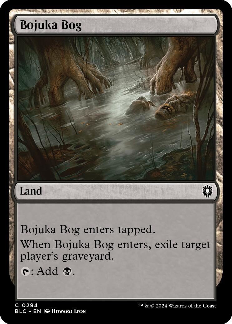 Bojuka Bog [Bloomburrow Commander] | Lots Moore NSW