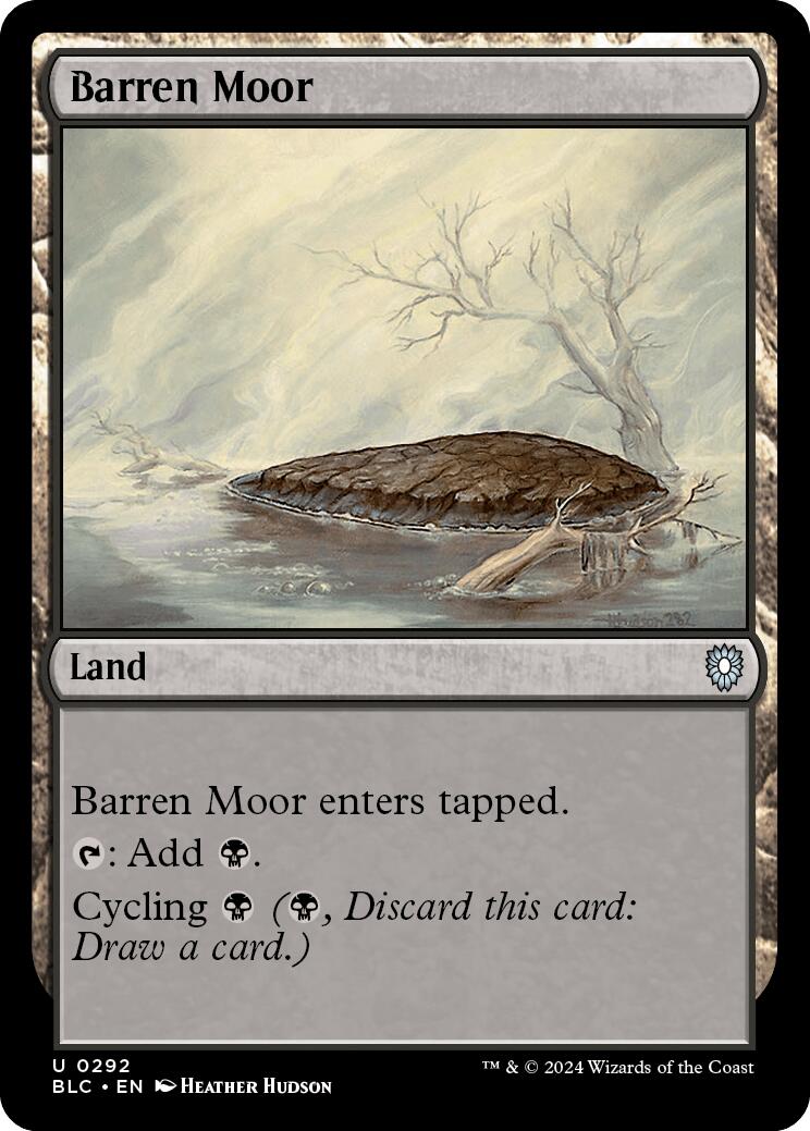 Barren Moor [Bloomburrow Commander] | Lots Moore NSW