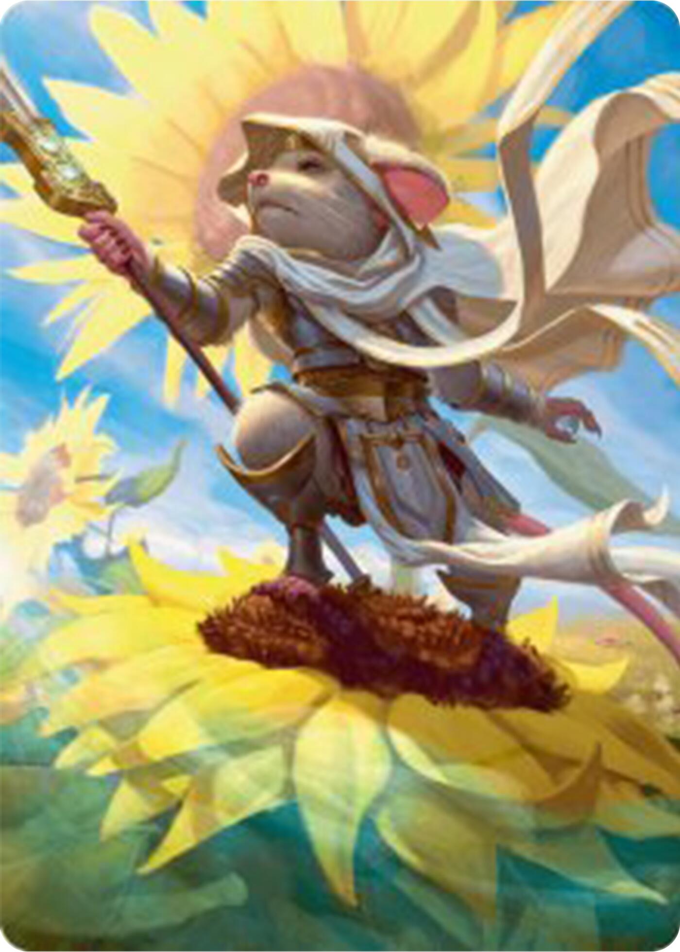 Elspeth, Sun's Champion Art Card [Bloomburrow Art Series] | Lots Moore NSW