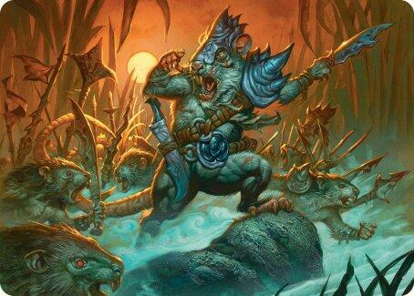 Persistent Marshstalker Art Card [Bloomburrow Art Series] | Lots Moore NSW