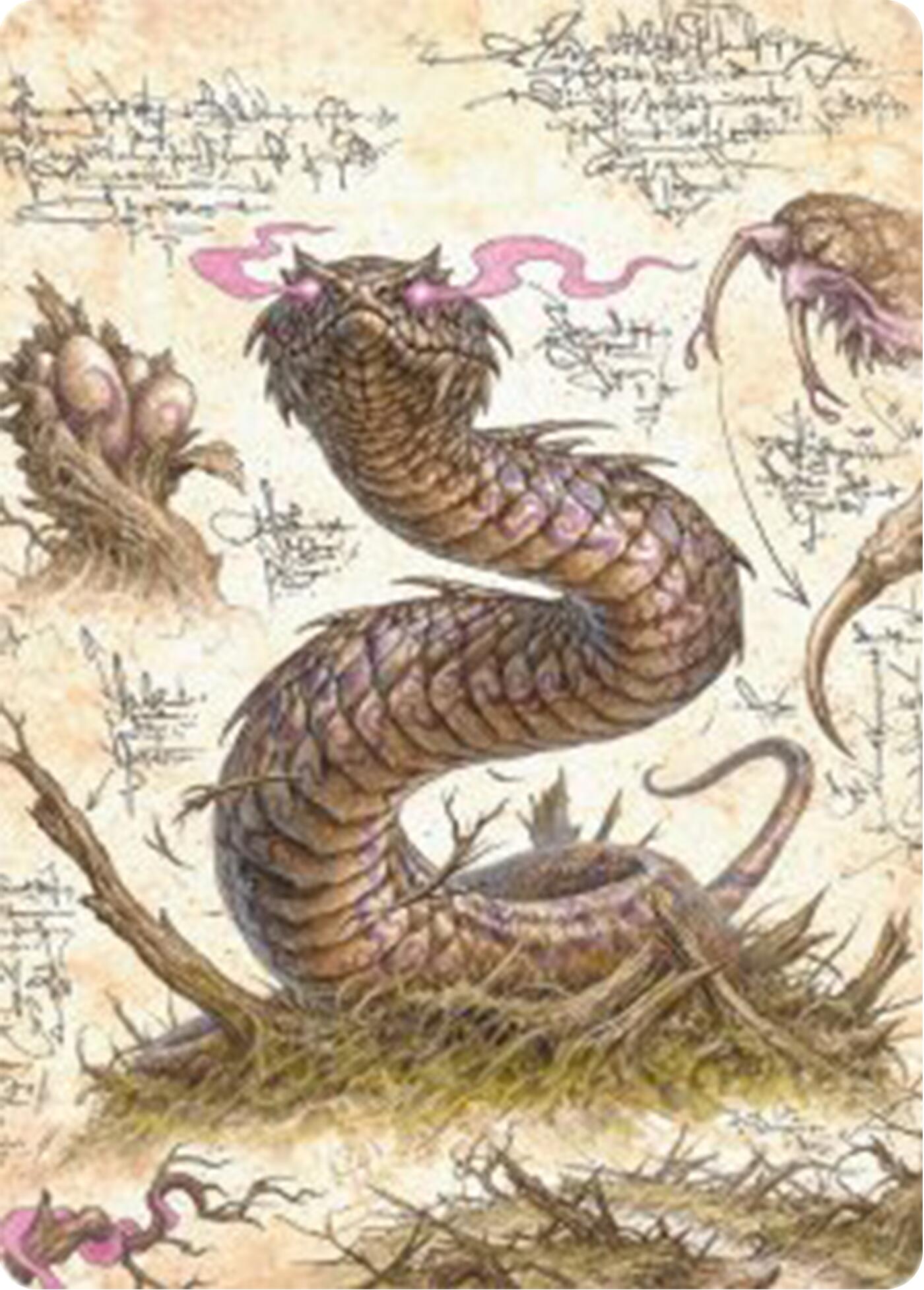 Rottenmouth Viper Art Card [Bloomburrow Art Series] | Lots Moore NSW