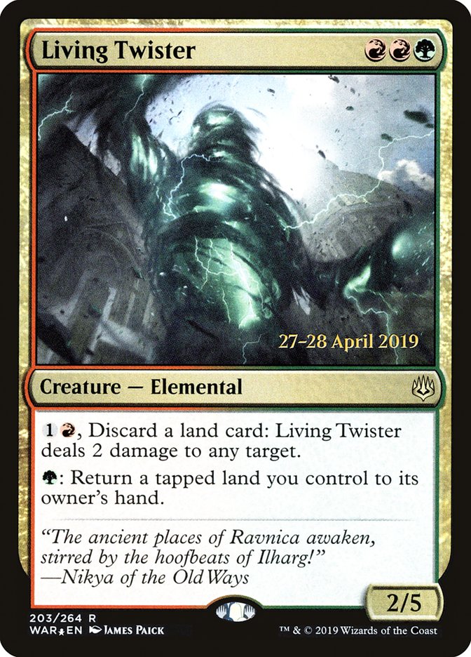 Living Twister [War of the Spark Prerelease Promos] | Lots Moore NSW