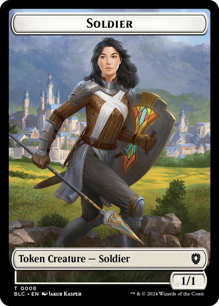 Soldier // Citizen Double-Sided Token [Bloomburrow Commander Tokens] | Lots Moore NSW