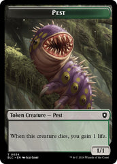 Pest // Shapeshifter Double-Sided Token [Bloomburrow Commander Tokens] | Lots Moore NSW