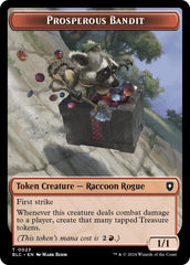 Prosperous Bandit // Treasure Double-Sided Token [Bloomburrow Commander Tokens] | Lots Moore NSW