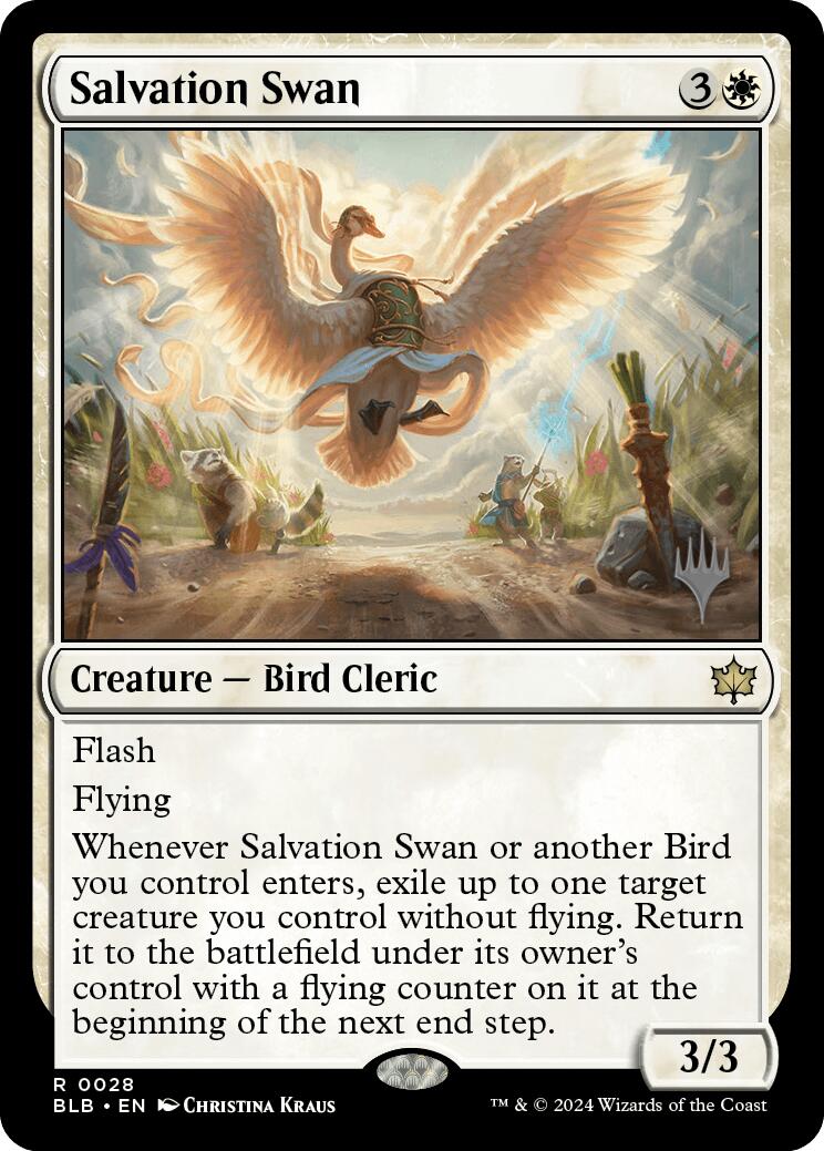 Salvation Swan (Promo Pack) [Bloomburrow Promos] | Lots Moore NSW