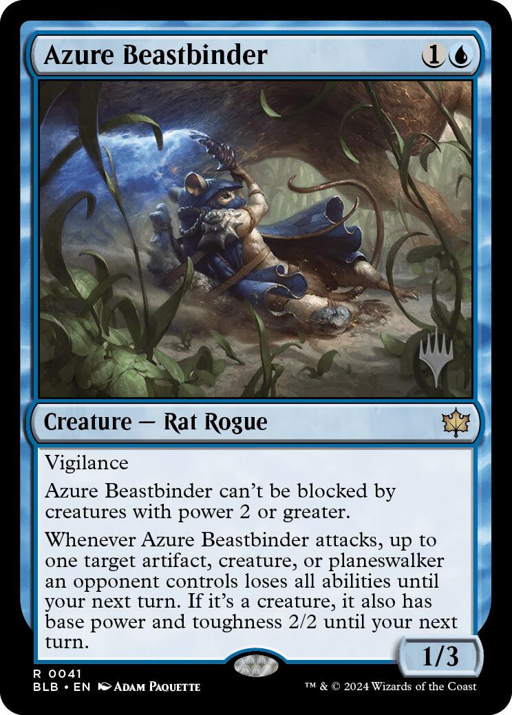 Azure Beastbinder (Promo Pack) [Bloomburrow Promos] | Lots Moore NSW