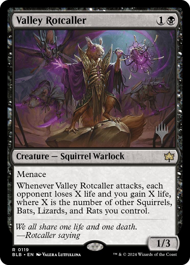 Valley Rotcaller (Promo Pack) [Bloomburrow Promos] | Lots Moore NSW