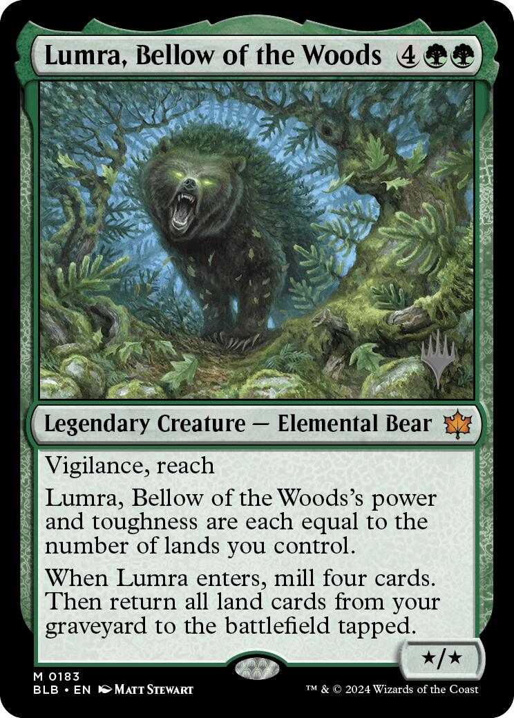 Lumra, Bellow of the Woods (Promo Pack) [Bloomburrow Promos] | Lots Moore NSW