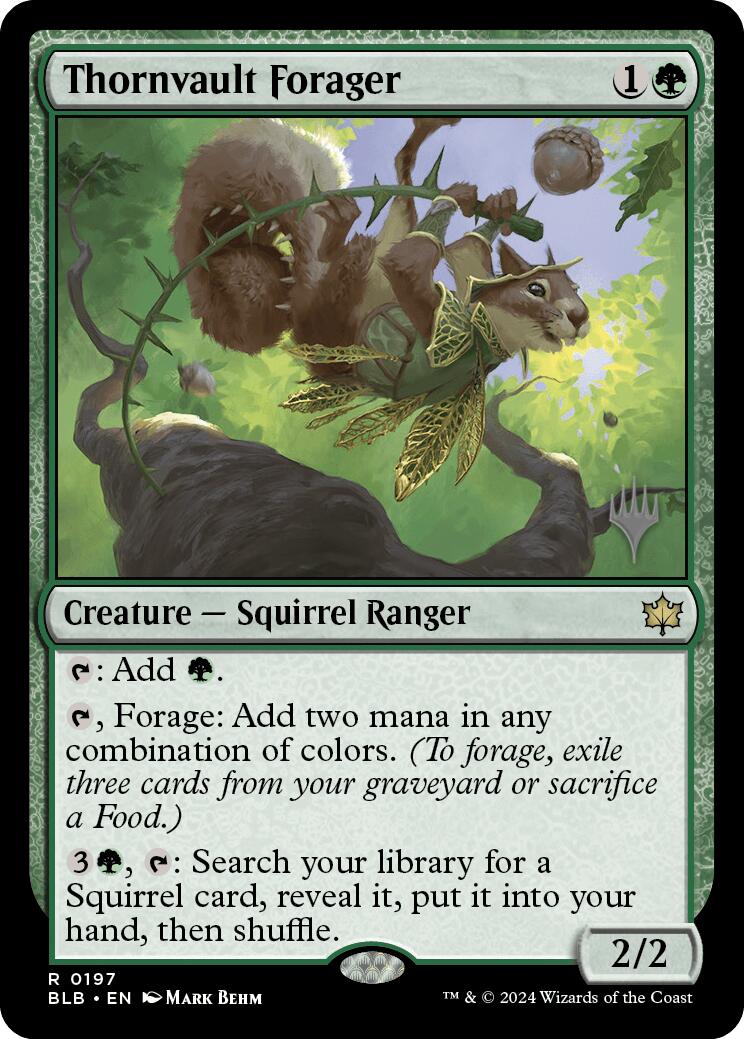 Thornvault Forager (Promo Pack) [Bloomburrow Promos] | Lots Moore NSW