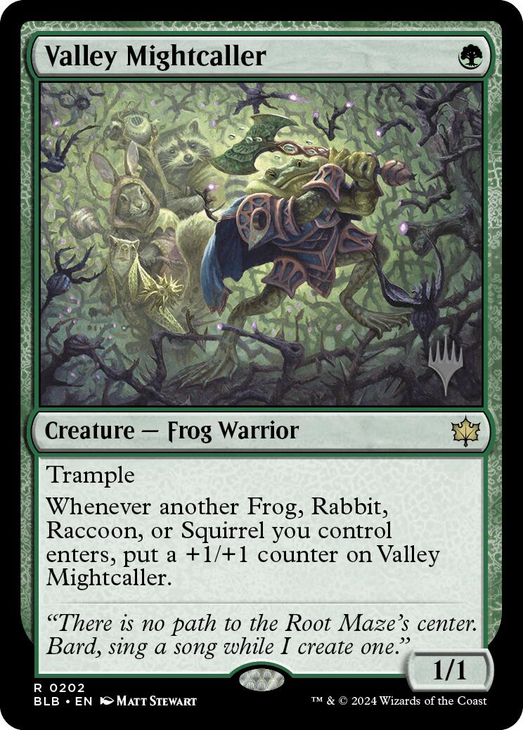 Valley Mightcaller (Promo Pack) [Bloomburrow Promos] | Lots Moore NSW