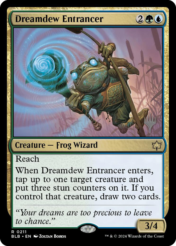 Dreamdew Entrancer (Promo Pack) [Bloomburrow Promos] | Lots Moore NSW