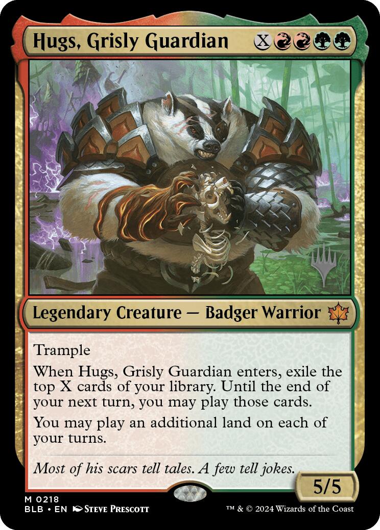 Hugs, Grisly Guardian (Promo Pack) [Bloomburrow Promos] | Lots Moore NSW