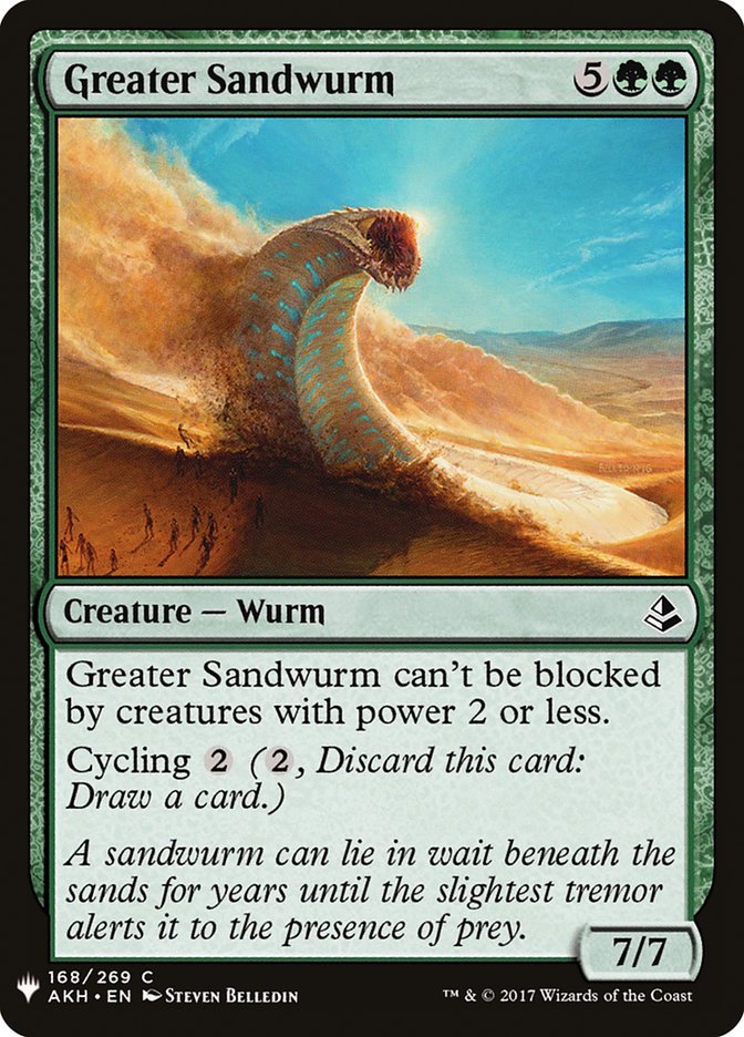 Greater Sandwurm [Mystery Booster] | Lots Moore NSW
