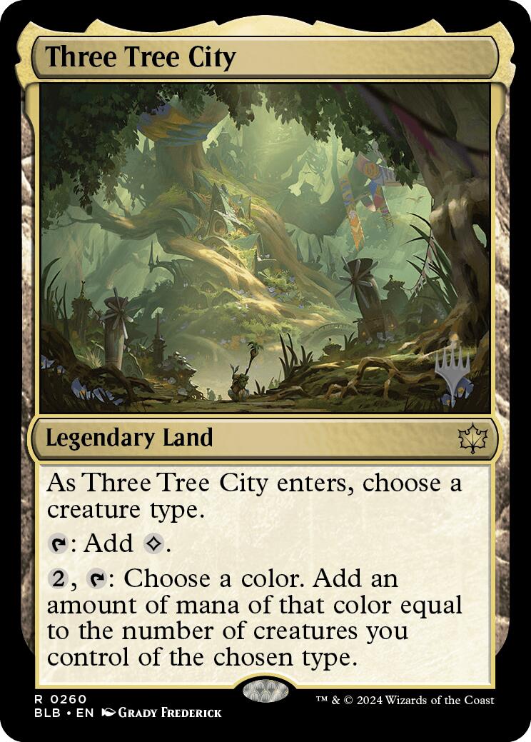 Three Tree City (Promo Pack) [Bloomburrow Promos] | Lots Moore NSW