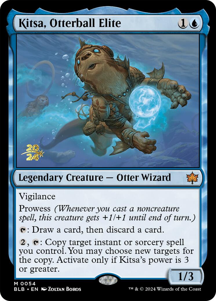 Kitsa, Otterball Elite [Bloomburrow Prerelease Promos] | Lots Moore NSW