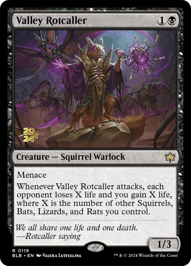 Valley Rotcaller [Bloomburrow Prerelease Promos] | Lots Moore NSW