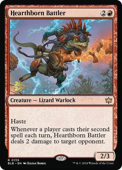 Hearthborn Battler [Bloomburrow Prerelease Promos] | Lots Moore NSW