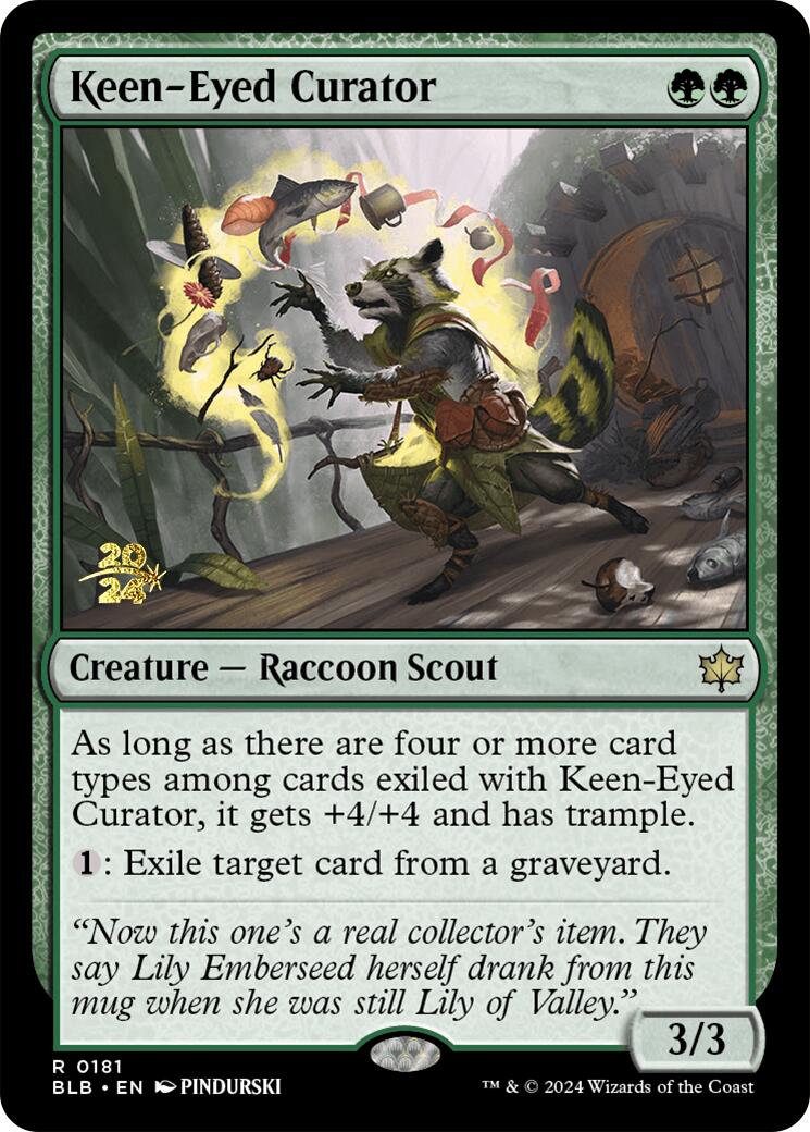 Keen-Eyed Curator [Bloomburrow Prerelease Promos] | Lots Moore NSW