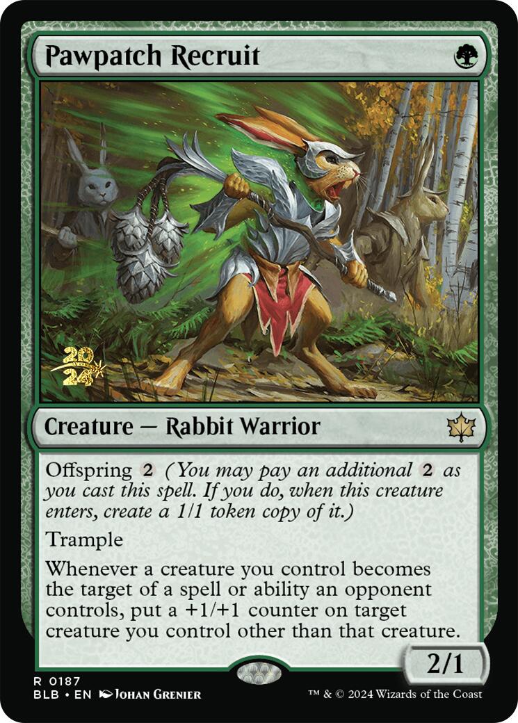 Pawpatch Recruit [Bloomburrow Prerelease Promos] | Lots Moore NSW