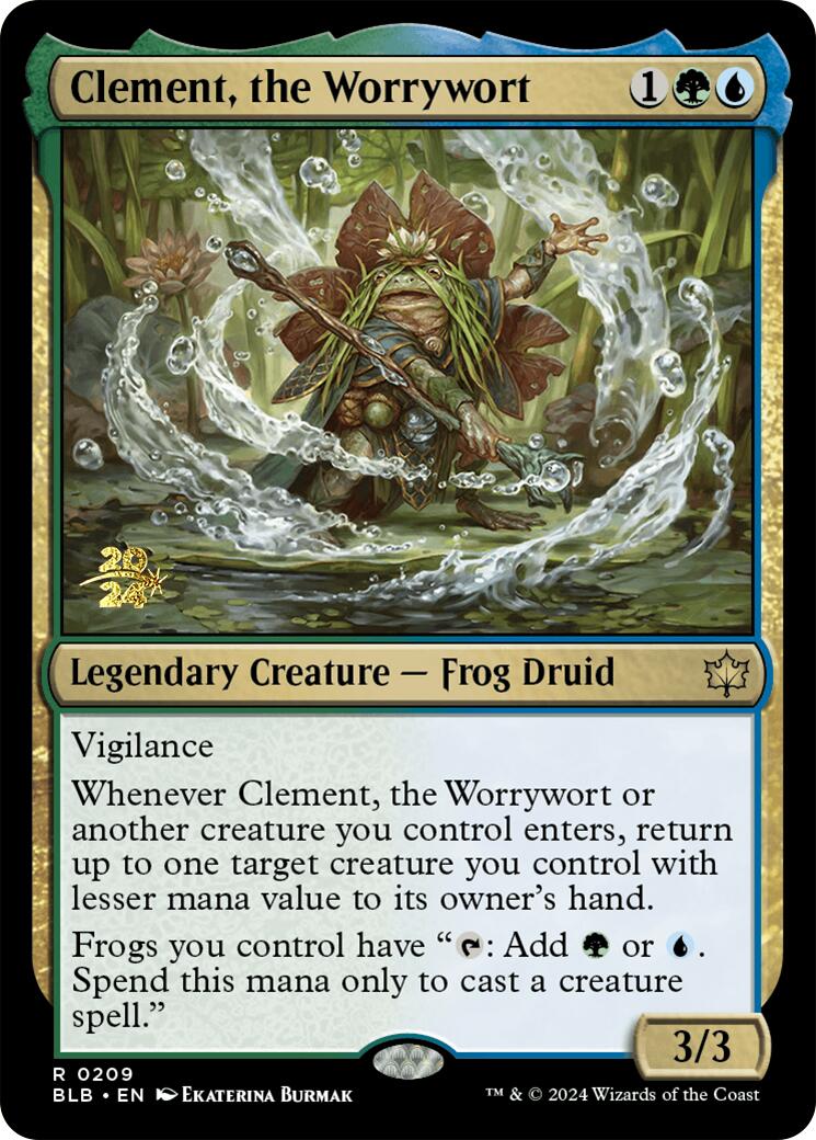 Clement, the Worrywort [Bloomburrow Prerelease Promos] | Lots Moore NSW