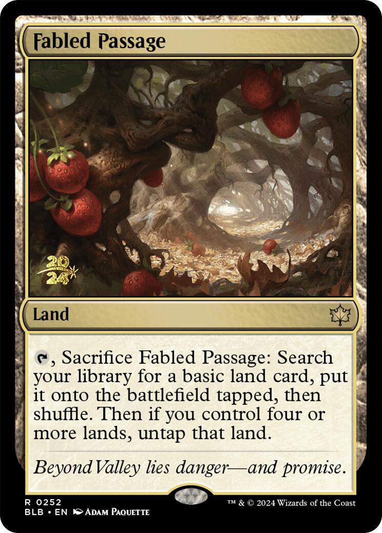 Fabled Passage [Bloomburrow Prerelease Promos] | Lots Moore NSW