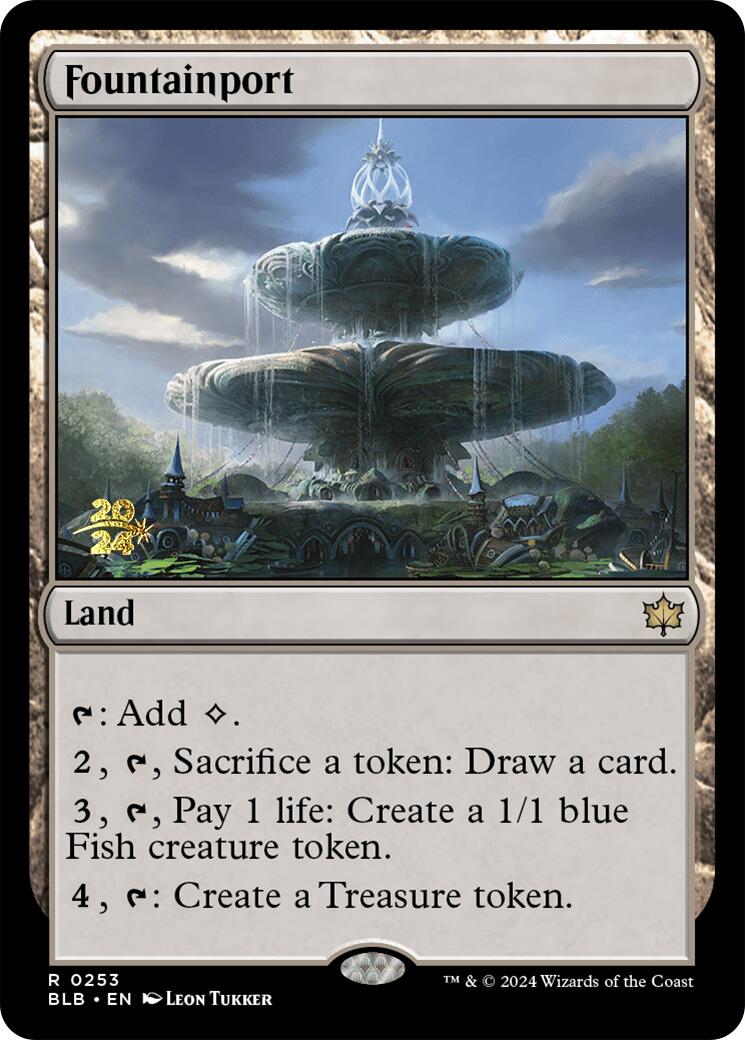 Fountainport [Bloomburrow Prerelease Promos] | Lots Moore NSW