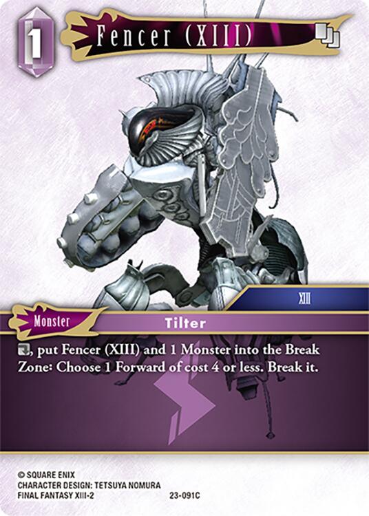 Fencer (XIII) [Hidden Trials] | Lots Moore NSW
