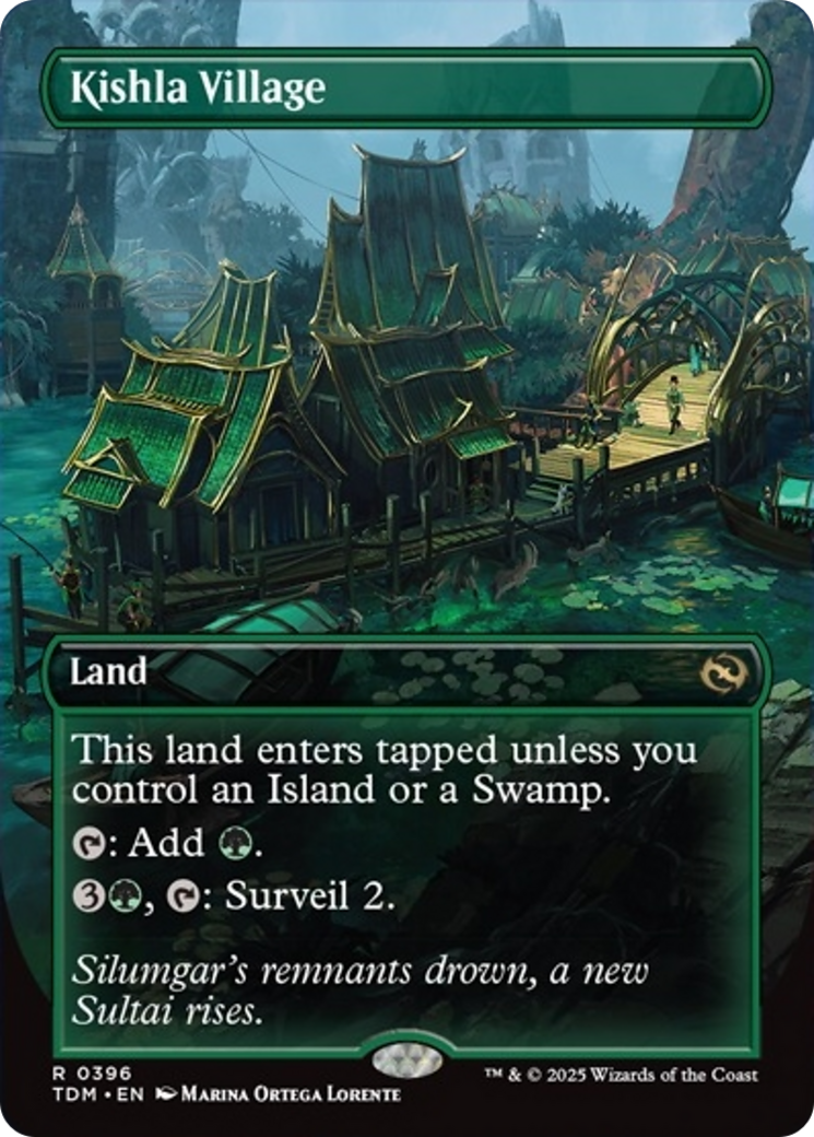 Kishla Village (Borderless) [Tarkir: Dragonstorm] | Lots Moore NSW