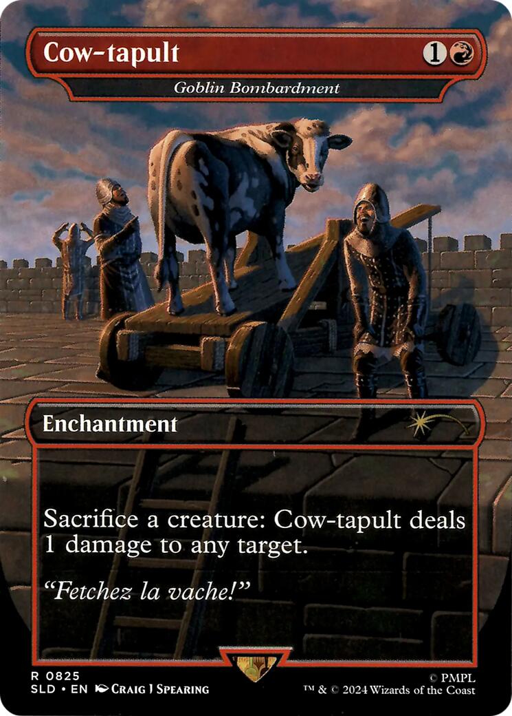 Cow-tapult - Goblin Bombardment [Secret Lair Drop Series] | Lots Moore NSW