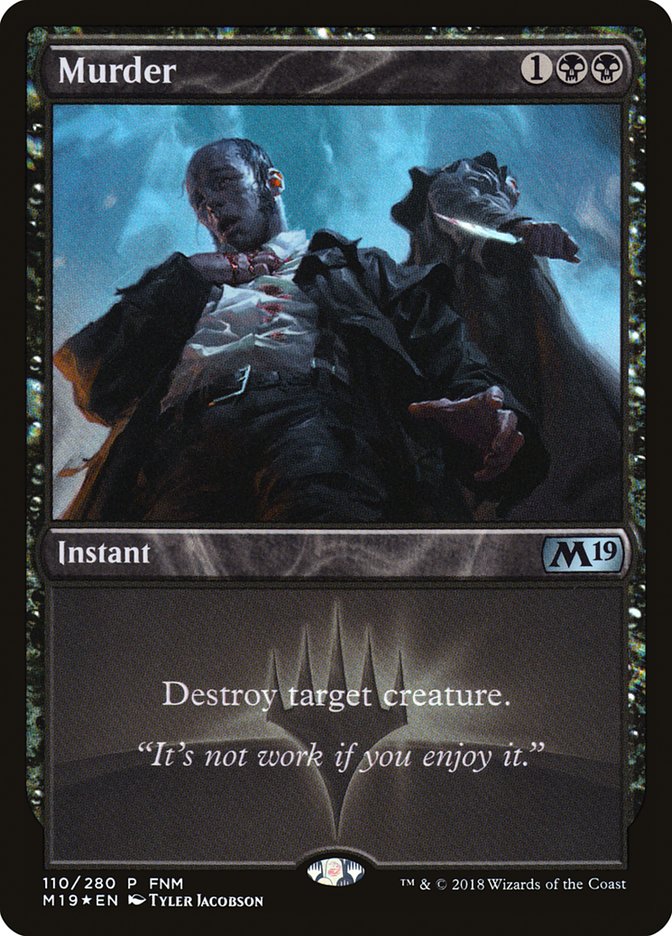 Murder (FNM) [Core Set 2019 Promos] | Lots Moore NSW