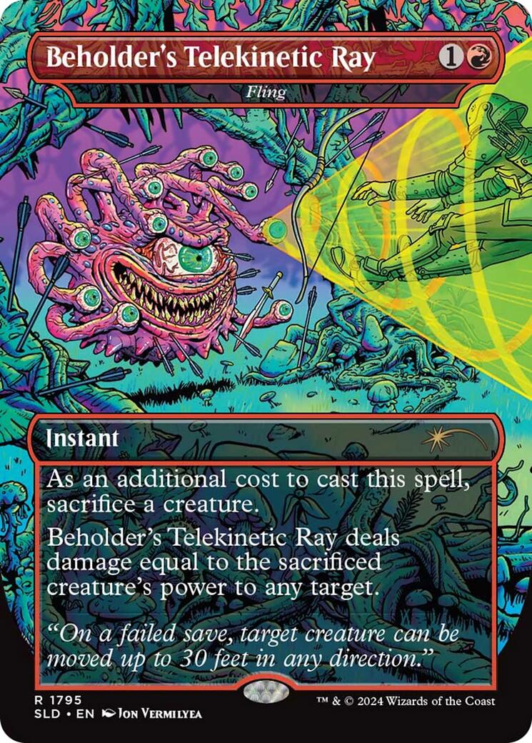 Beholder's Telekinetic Ray - Fling [Secret Lair Drop Series] | Lots Moore NSW