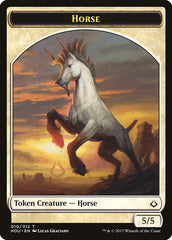 Adorned Pouncer // Horse Double-Sided Token [Hour of Devastation Tokens] | Lots Moore NSW