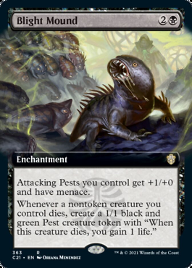 Blight Mound (Extended Art) [Commander 2021] | Lots Moore NSW