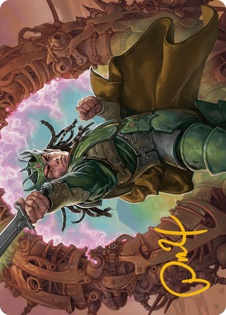 Eladamri, Korvecdal Art Card (Gold-Stamped Signature) [Modern Horizons 3 Art Series] | Lots Moore NSW