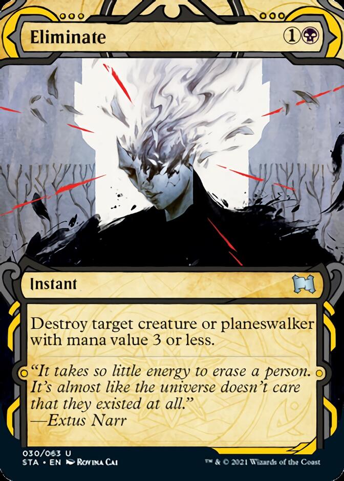 Eliminate (Foil Etched) [Strixhaven: School of Mages Mystical Archive] | Lots Moore NSW