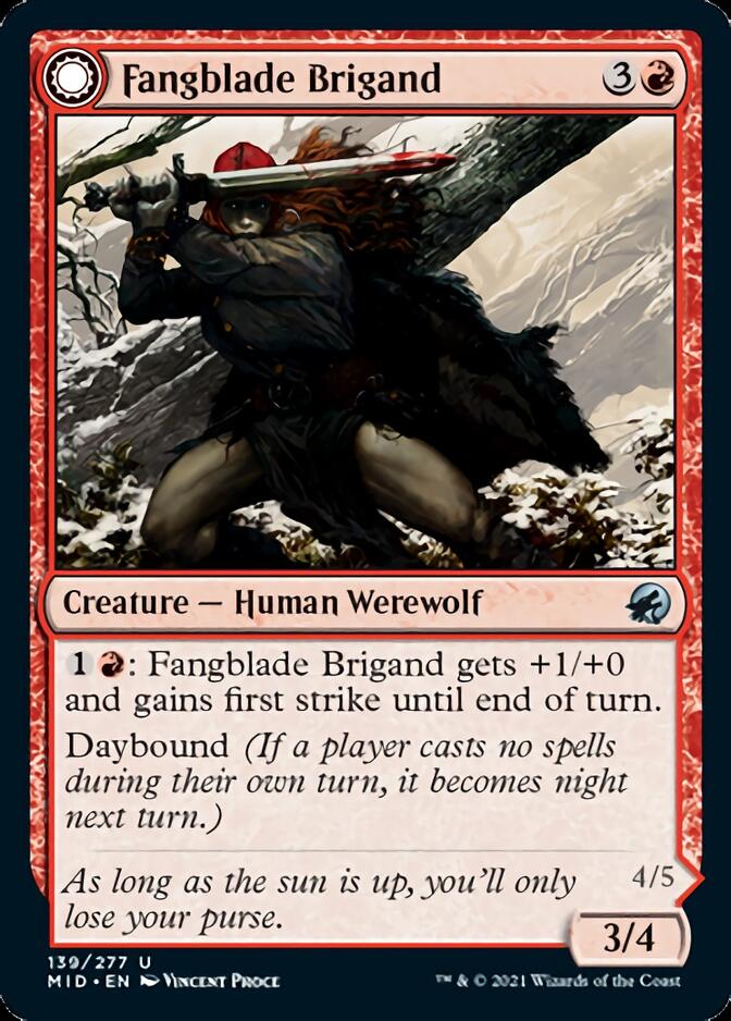Fangblade Brigand // Fangblade Eviscerator [Innistrad: Midnight Hunt] | Lots Moore NSW