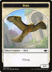 Bird (003) // Serra the Benevolent Emblem Double-Sided Token [Modern Horizons Tokens] | Lots Moore NSW