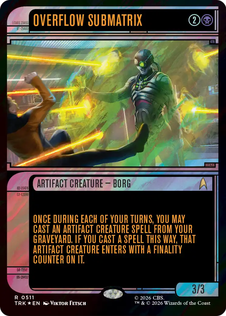 Overflow Submatrix (Showcase) (Surge Foil) [Star Trek] | Lots Moore NSW