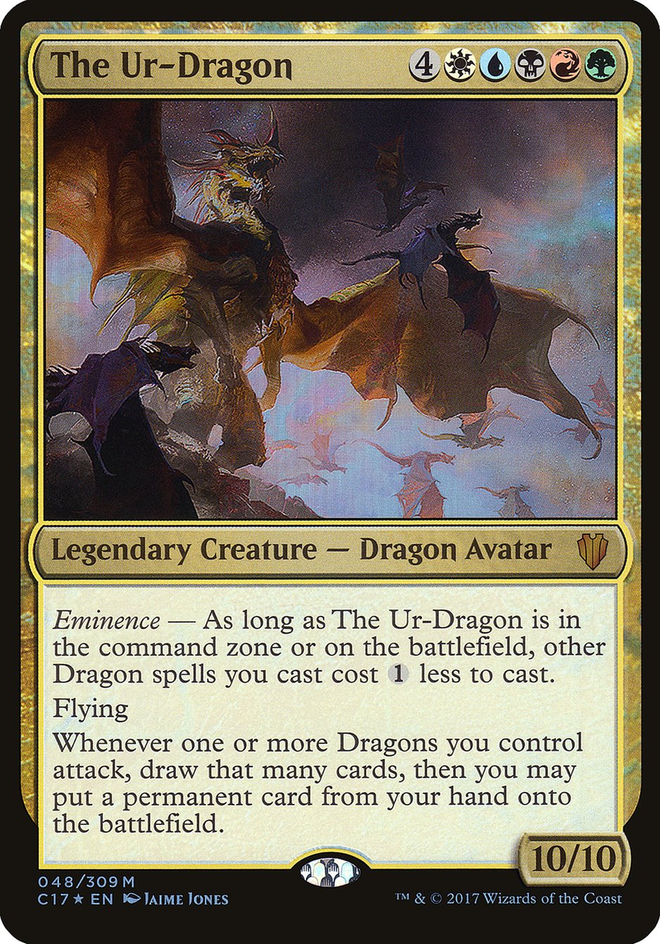 The Ur-Dragon (Oversized) [Commander 2017 Oversized] | Lots Moore NSW