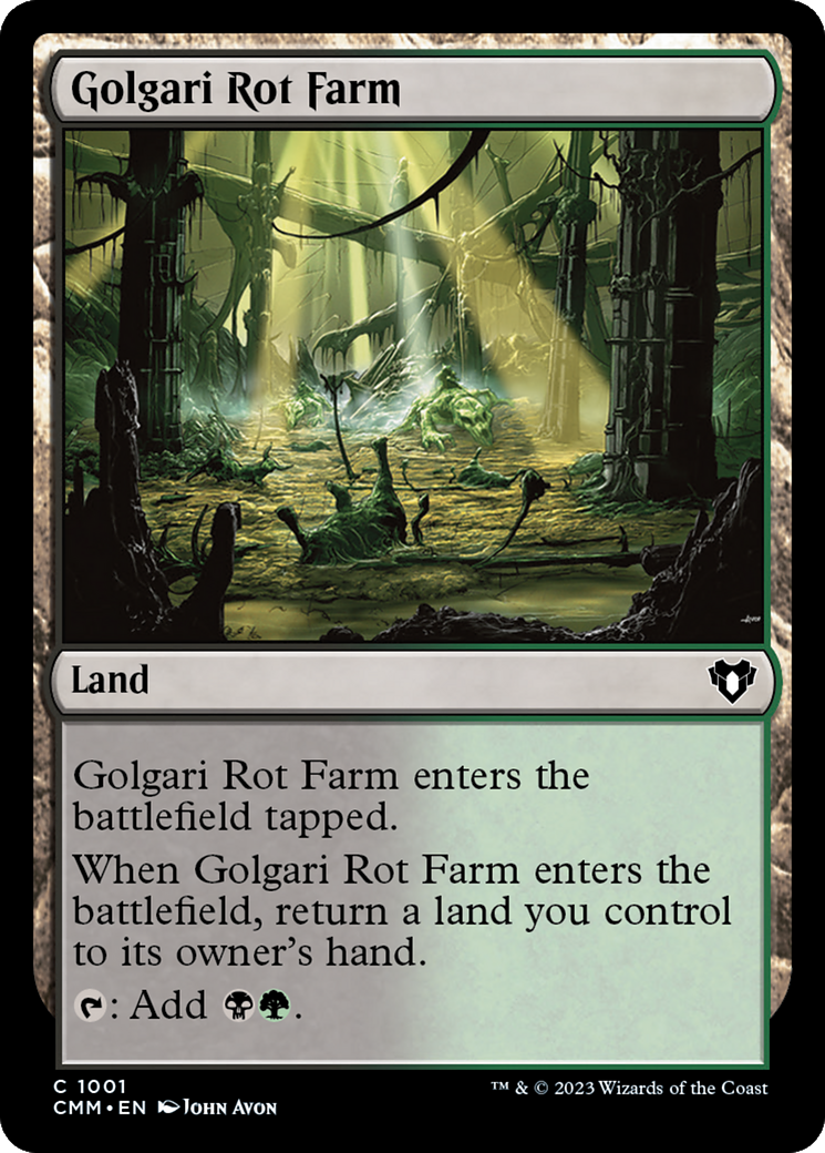 Golgari Rot Farm [Commander Masters] | Lots Moore NSW