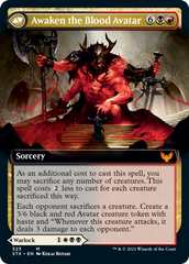 Extus, Oriq Overlord // Awaken the Blood Avatar (Extended Art) [Strixhaven: School of Mages] | Lots Moore NSW