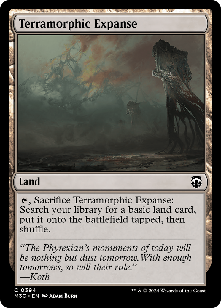 Terramorphic Expanse (Ripple Foil) [Modern Horizons 3 Commander] | Lots Moore NSW