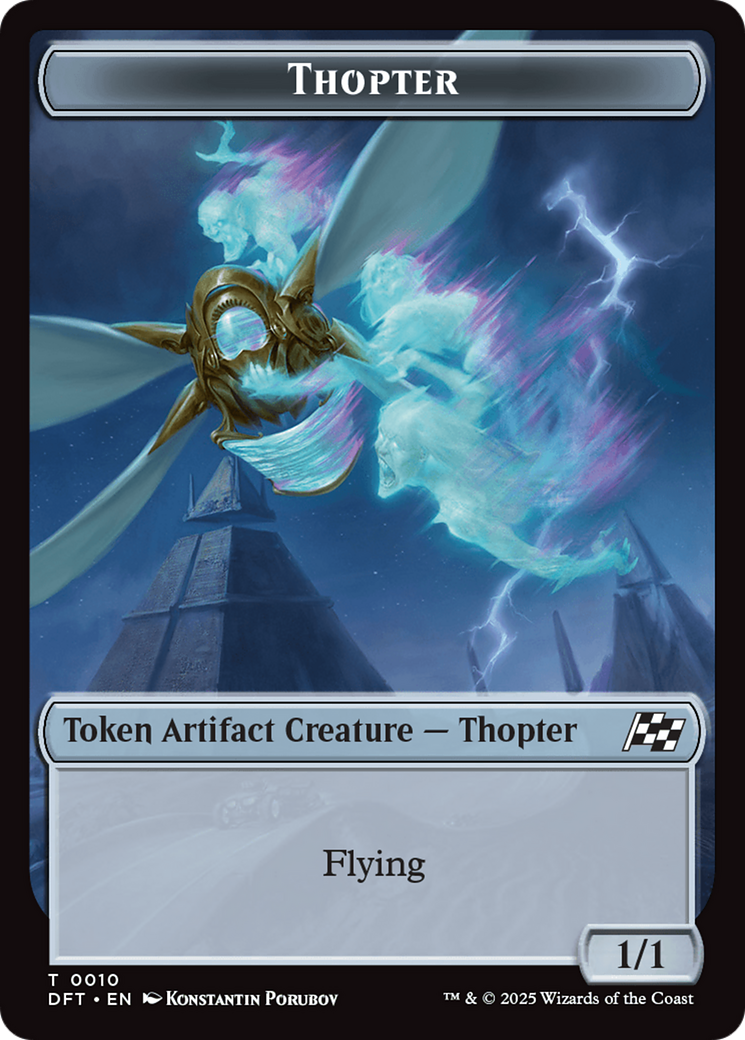 Goblin // Thopter (0010) Double-Sided Token [Aetherdrift Tokens] | Lots Moore NSW