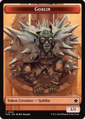 Goblin // Treasure Double-Sided Token [Foundations Tokens] | Lots Moore NSW